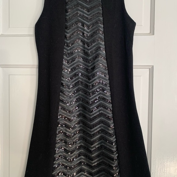 Girls Eliza B black sequin dress size medium. - Picture 2 of 6